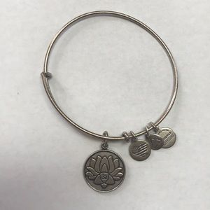 Alex and ani LOTUS charm bangle